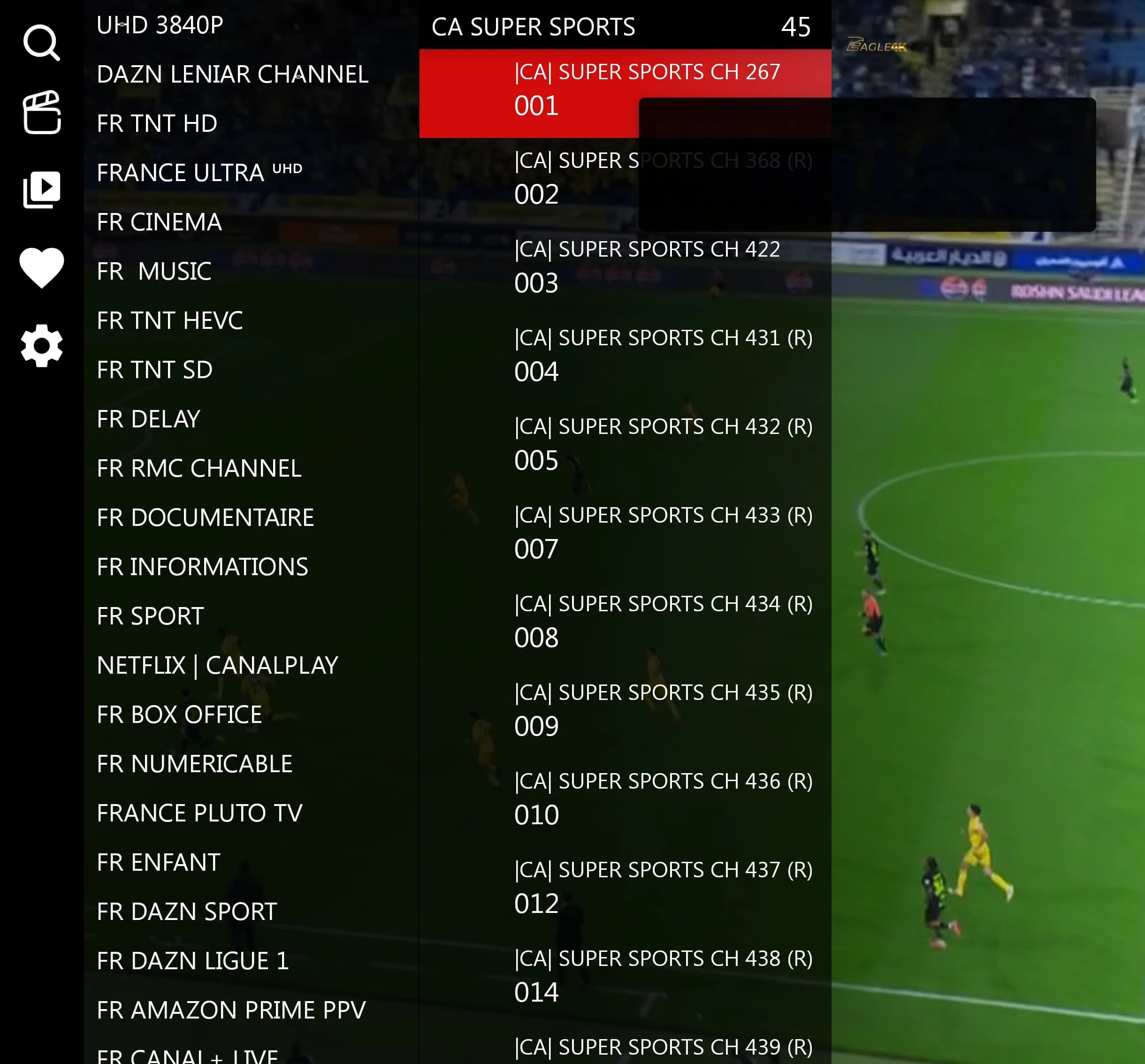 Eagle 4K IPTV | Android Apk Latest Version 4