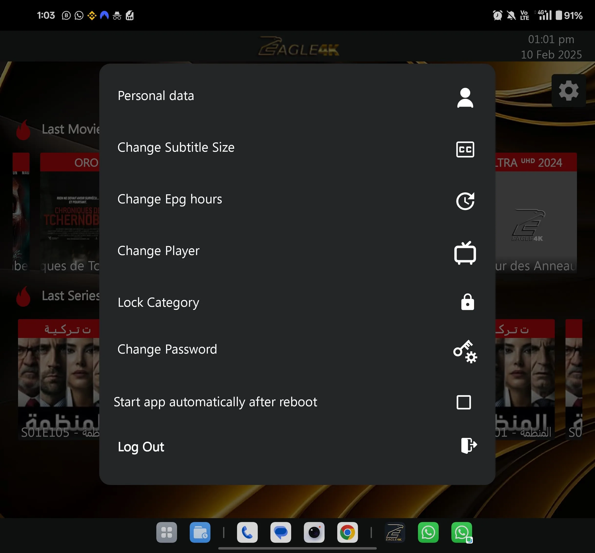 Eagle 4K IPTV | Android Apk Latest Version 6